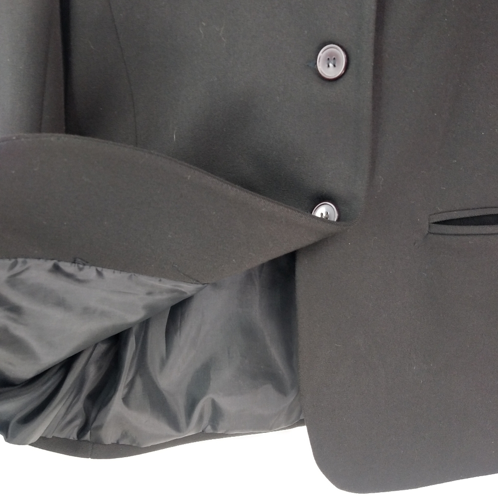 BLOOMINGDALES 6 Charcoal Gray Blazer - Picture 3 of 8